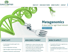 Tablet Screenshot of agrifood-metagenomics.com